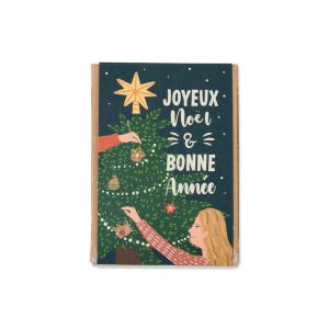 Coffret Cadeau Mini - Joyeux Noël & Bonne Année - 4 bombes à graines - BIO